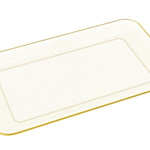 מגש מלבני גדול - נצנץ-זהב