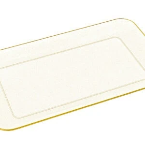 מגש מלבני גדול - נצנץ-זהב