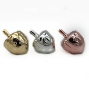 סביבון חרסינה לקישוט גדול - רוז-גולד