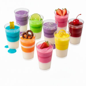 קינוח עגול גבוה - 20 יחידות