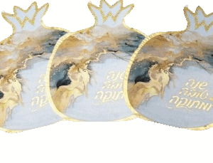 16 מפיונים מטאליים צורת רימון