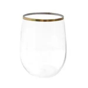 כוסות יין בלון יוקרתיות - 5 יחידות - זהב