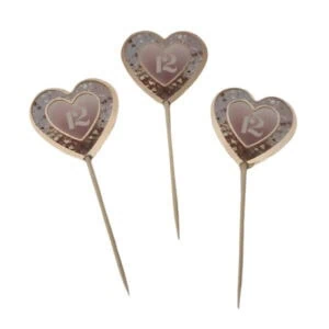 קיסמים לקישוט לבת מצווה דגם לבבות